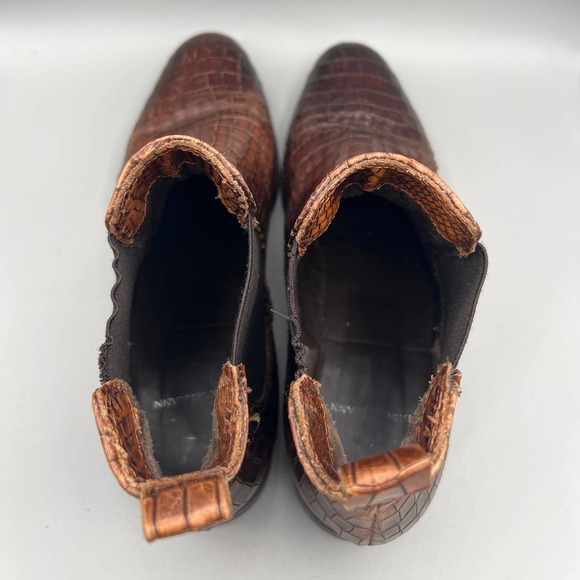 Dungelmann womens reptile print ankle boots sz 38 - Picture 8 of 10